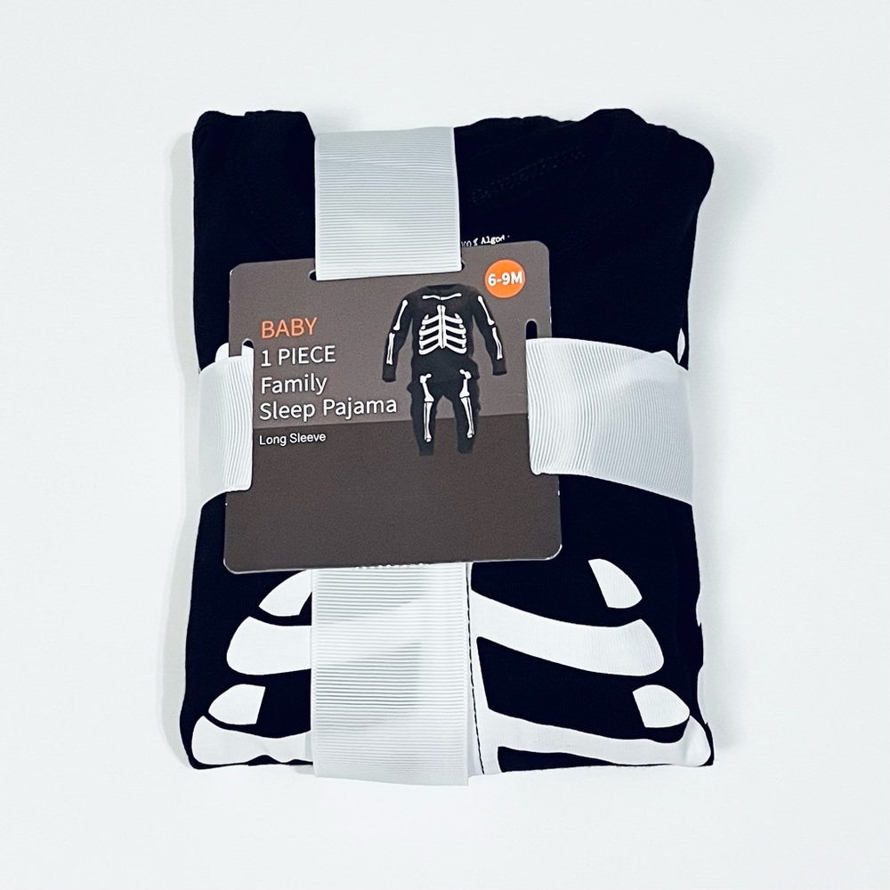 Baby skeleton one piece pijama